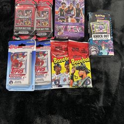 Basketball And Baseball Cards
