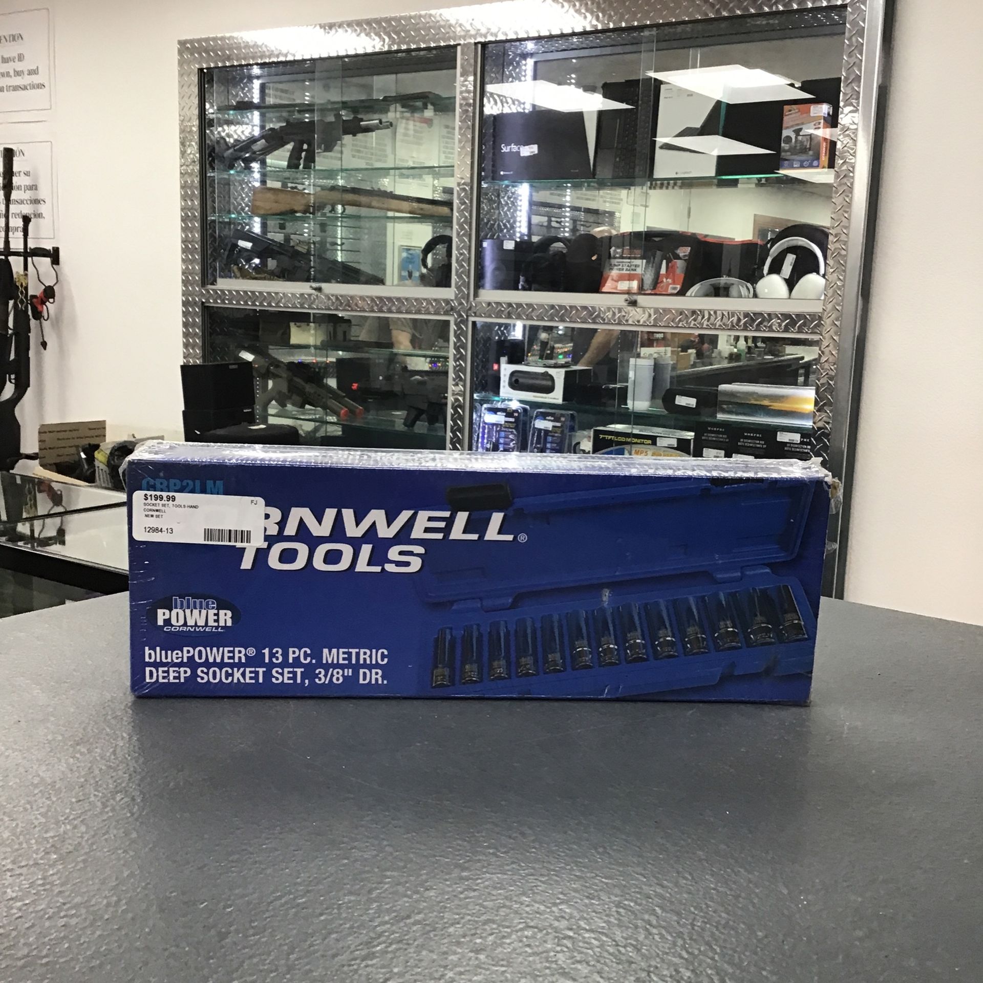 Cornwell Cbp2lm Bluepower 13 Pc. Metric Deep Socket Set