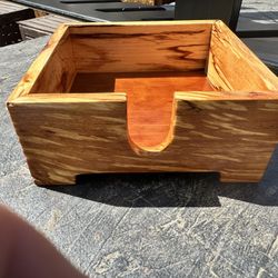 For Sale Spalted Alder Napkin Holder