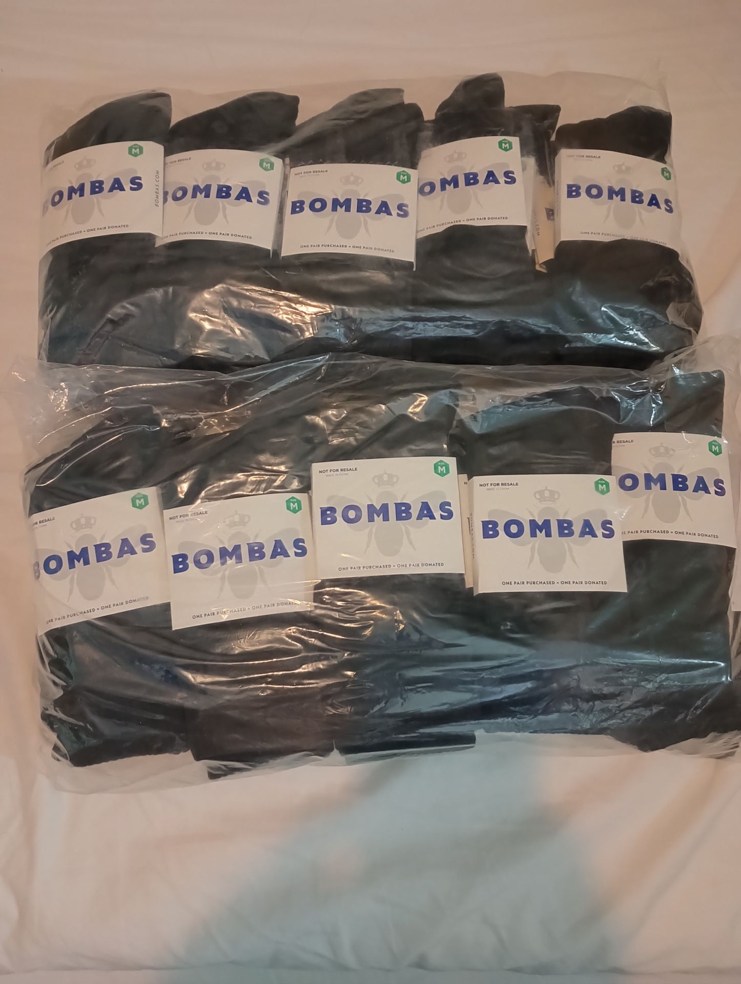 Bombas Socks M 25 Par $50 New