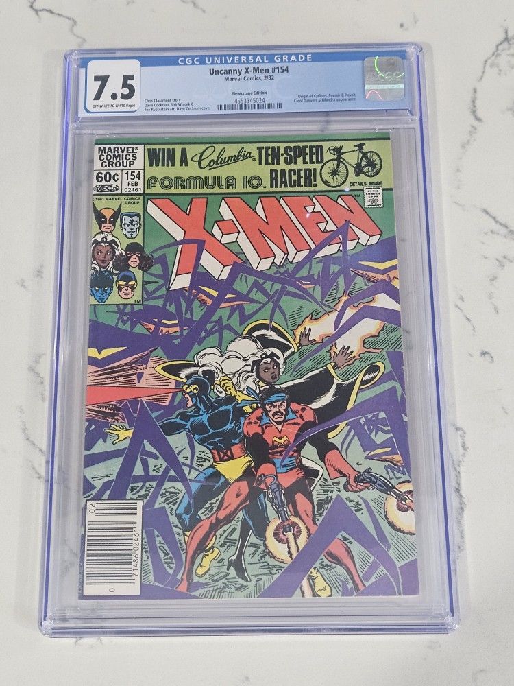 Uncanny X-Men #154 CGC Slabbbed 7.5