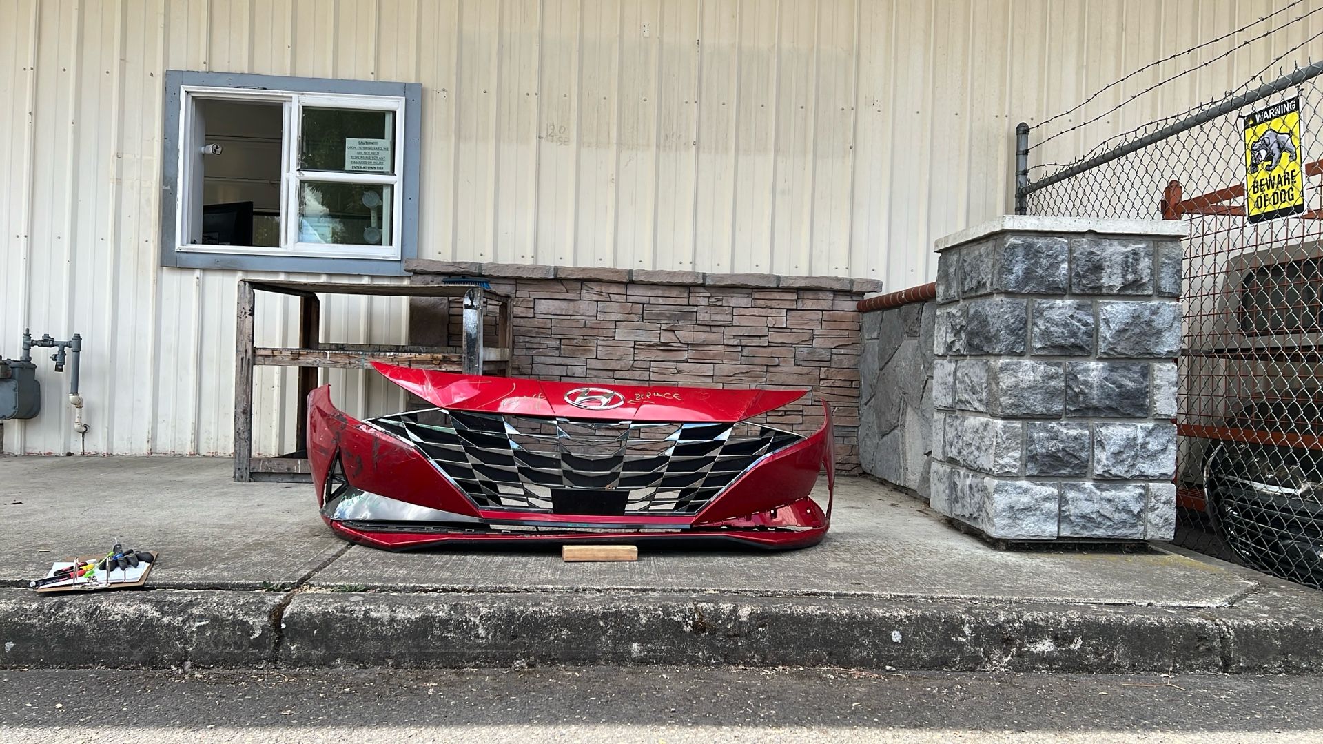 2021 To 2023 Hyundai Elantra Front Bumper Assembly #B758 HY1000 247