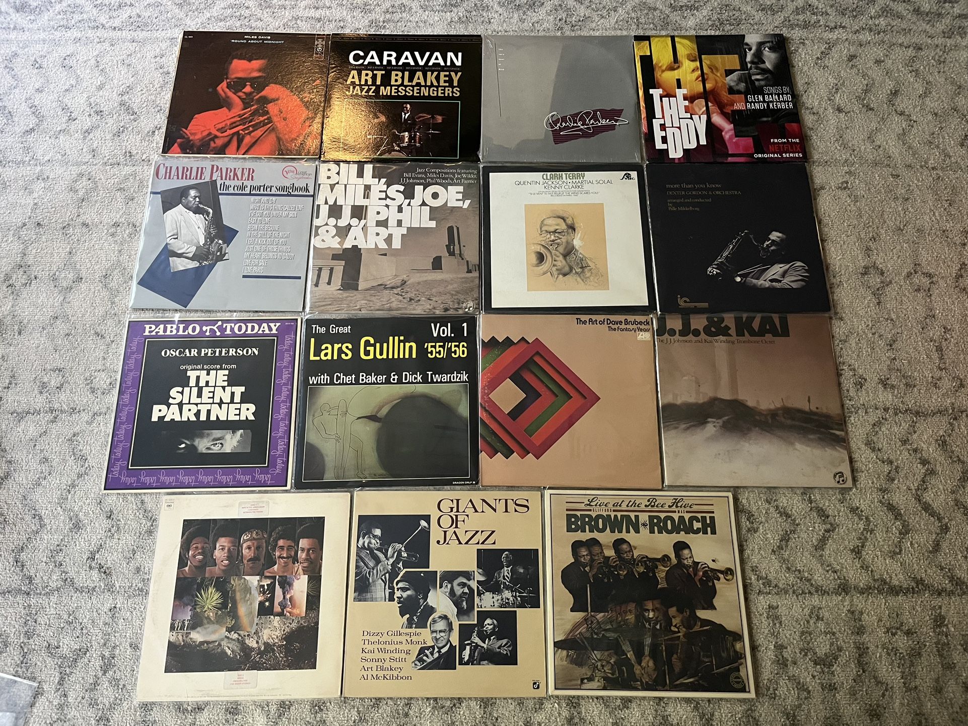 Jazz vinyl records Miles Davis, Bill Evan’s, Charlie Parker etc..