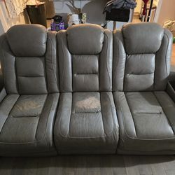 Ashley Electric Couch and Loveseat