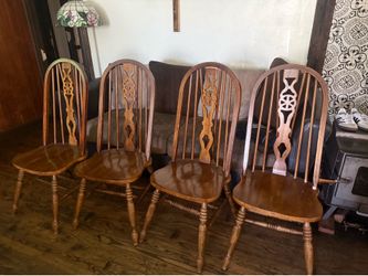 Wood chairs