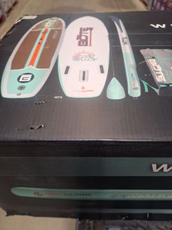 Both paddleboard everything included