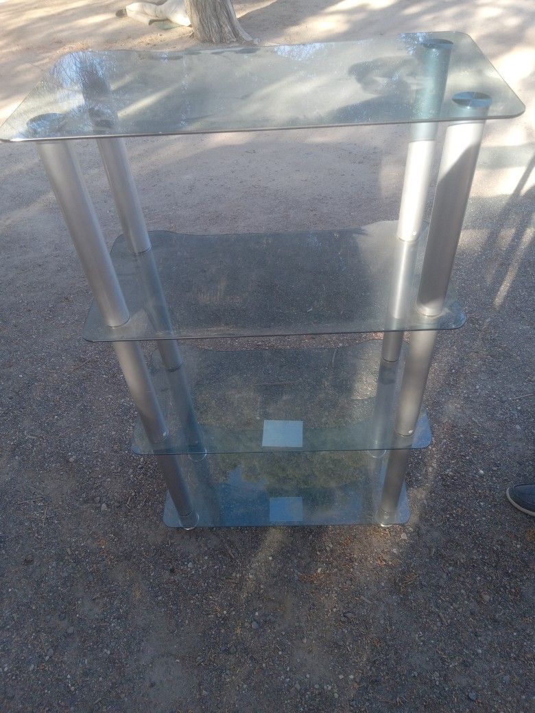 Glass Shelving Unit