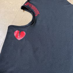 Black Heartbreak Face Mask 