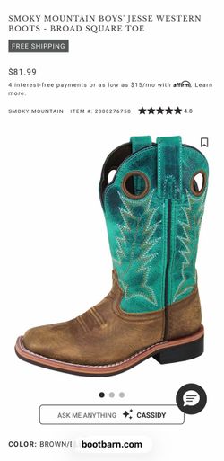 Smoky mountain western boots