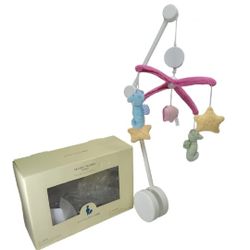 Pottery Barn Kids Seaside Mobile Musical Plush Wooden - Nursery- Open Box