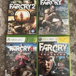 Far Cry 2 3 4 Instincts For Xbox 360