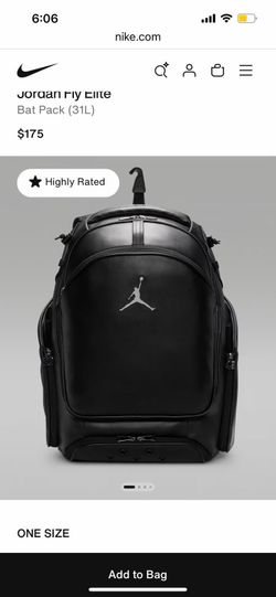 Jordan Fly Elite Baseball Bag