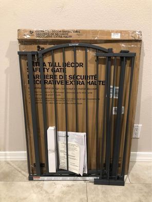 Extra Tall Décor Baby Gate / Pet Gate - Fits Openings 28”-38.25”