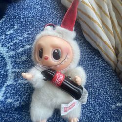 Cola Santa Labubu From Pop Mart