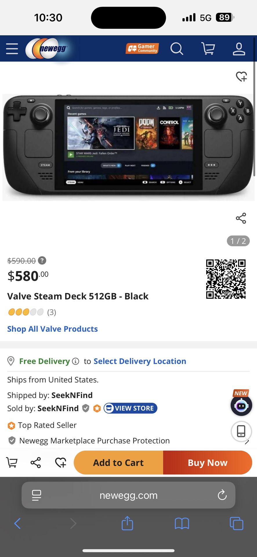 Steam Deck 512gb