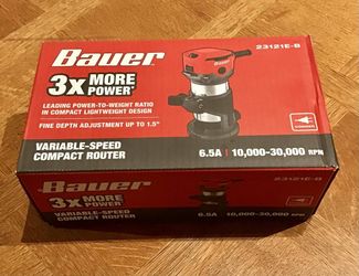 Compact Variable-Speed Corded Router, NEW