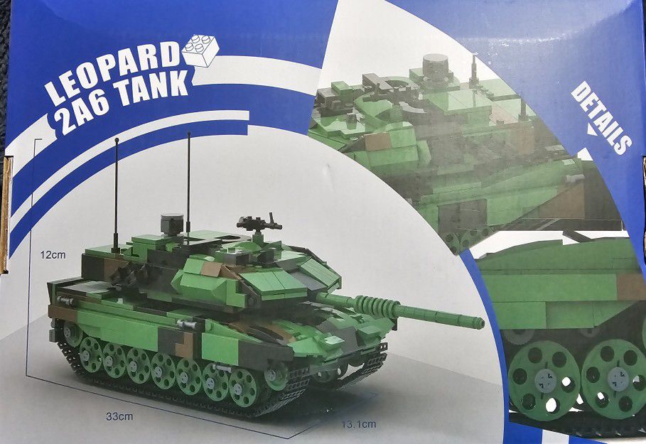 Leopard 2A6 Toy/model Tank 1063 Building Block Set