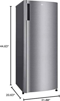 Brand-New LG 5.79 Cu. Ft. Top-Freezer Refrigerator – Platinum Silver