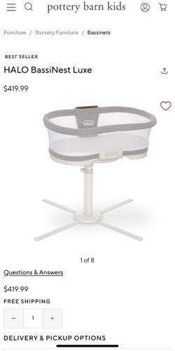 HALO BassiNest Swivel Sleeper Luxe