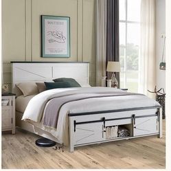 Queen Bed Frame With Storage 