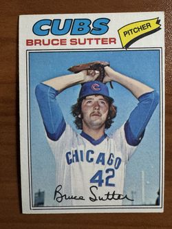 Bruce Sutter 77 Topps Card