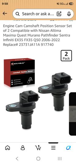 New 2 camshaft position sensors for nissan & Infiniti