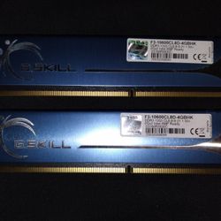 4GB G Skill F3-10600CL8D-4GBHK DDR3 1333 PC3 Memory RAM