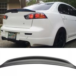 Fits 08-17 Mitsubishi Lancer EVO X 10 MR GSR JDM Duckbill RS ABS Trunk Spoiler