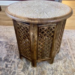Wooden Side Table 