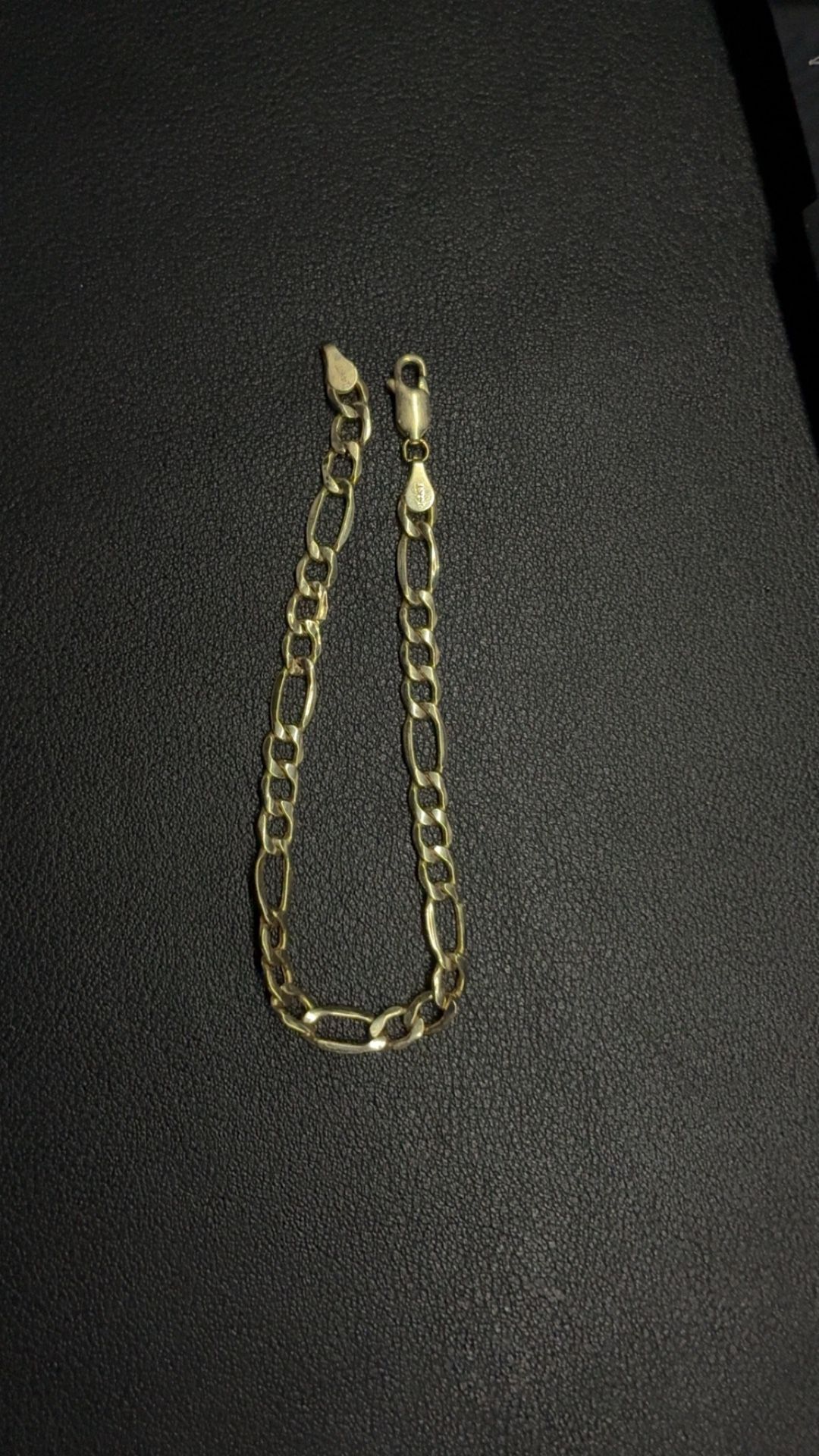14k Figaro Bracelet