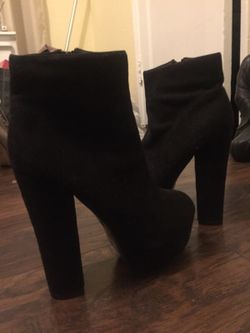 Black Boots / Booties (size 7)