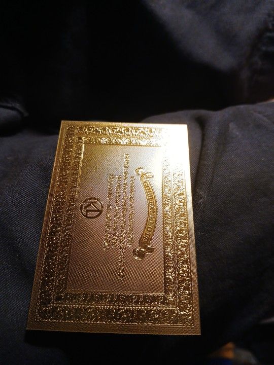 Pokémon Collectable 24k Gold Plated