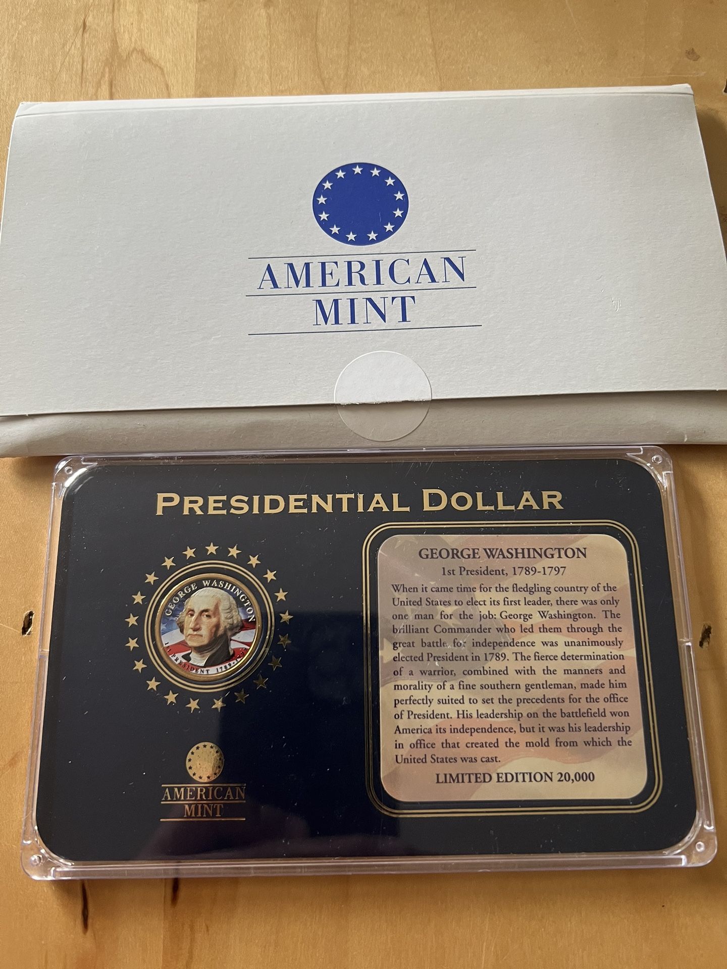 Limited Edition George Washington Presidential Dollar