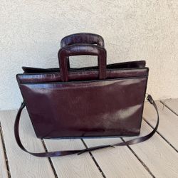 Leather briefcase 