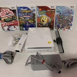 nintendo wii bundle + games