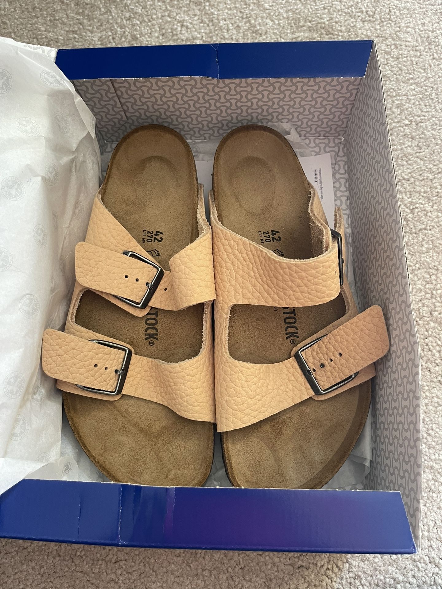 New In Box Authentic Arizona Birkenstock Sandals
