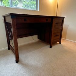 Rustic Farmhouse Wood Desk 