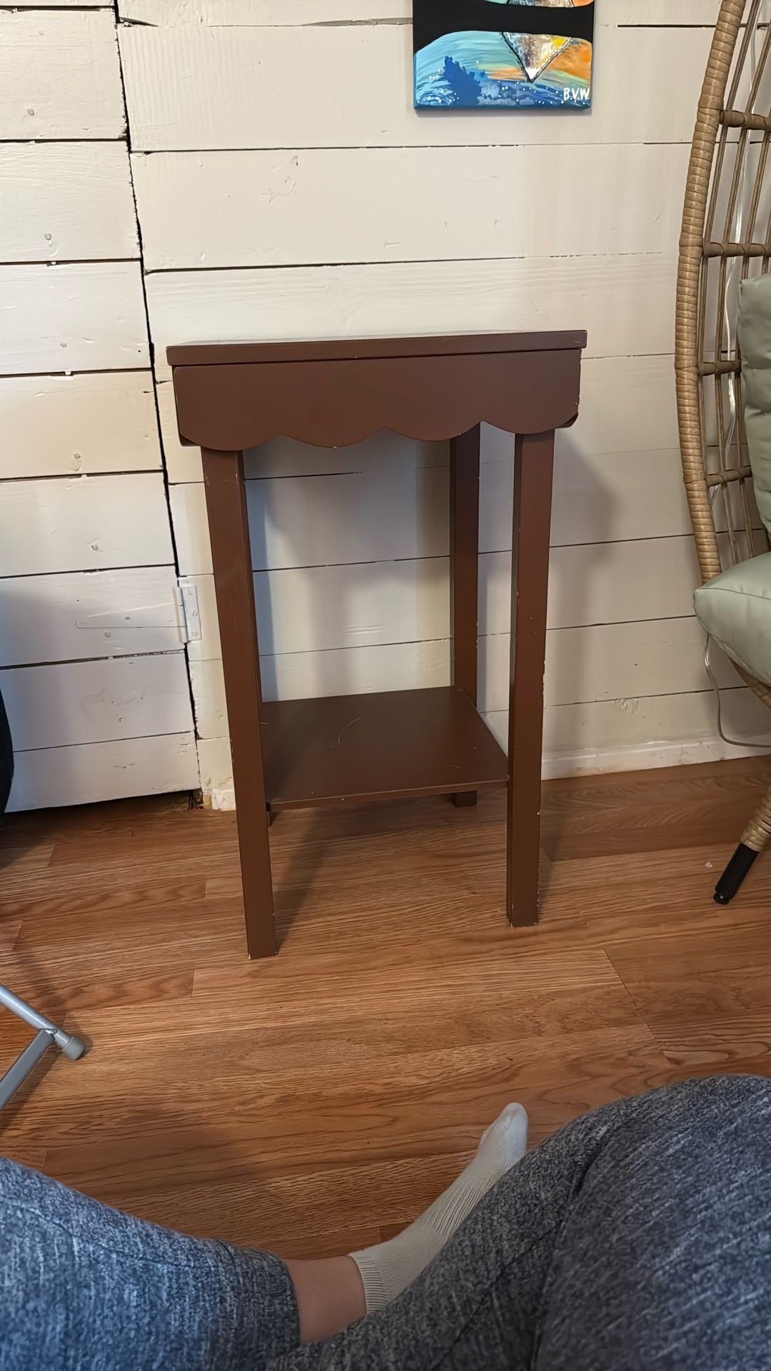 Brown Side Table 