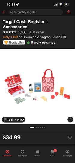 Target cash register + accessories