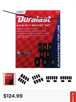 Duralast 8-Piece Axle Nut Socket Set