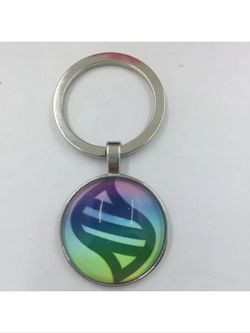 Pokémon glass cabochon keychain