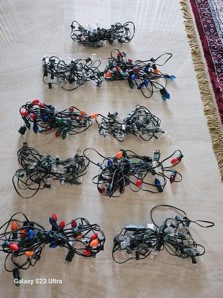 Outdoor Christmas Lights Decorations $10 Each