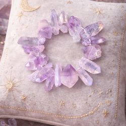 amethyst crystal bracelet 