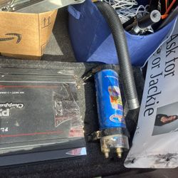 Car Amp And capacitor Every Thing Works Also Have The Speakers 