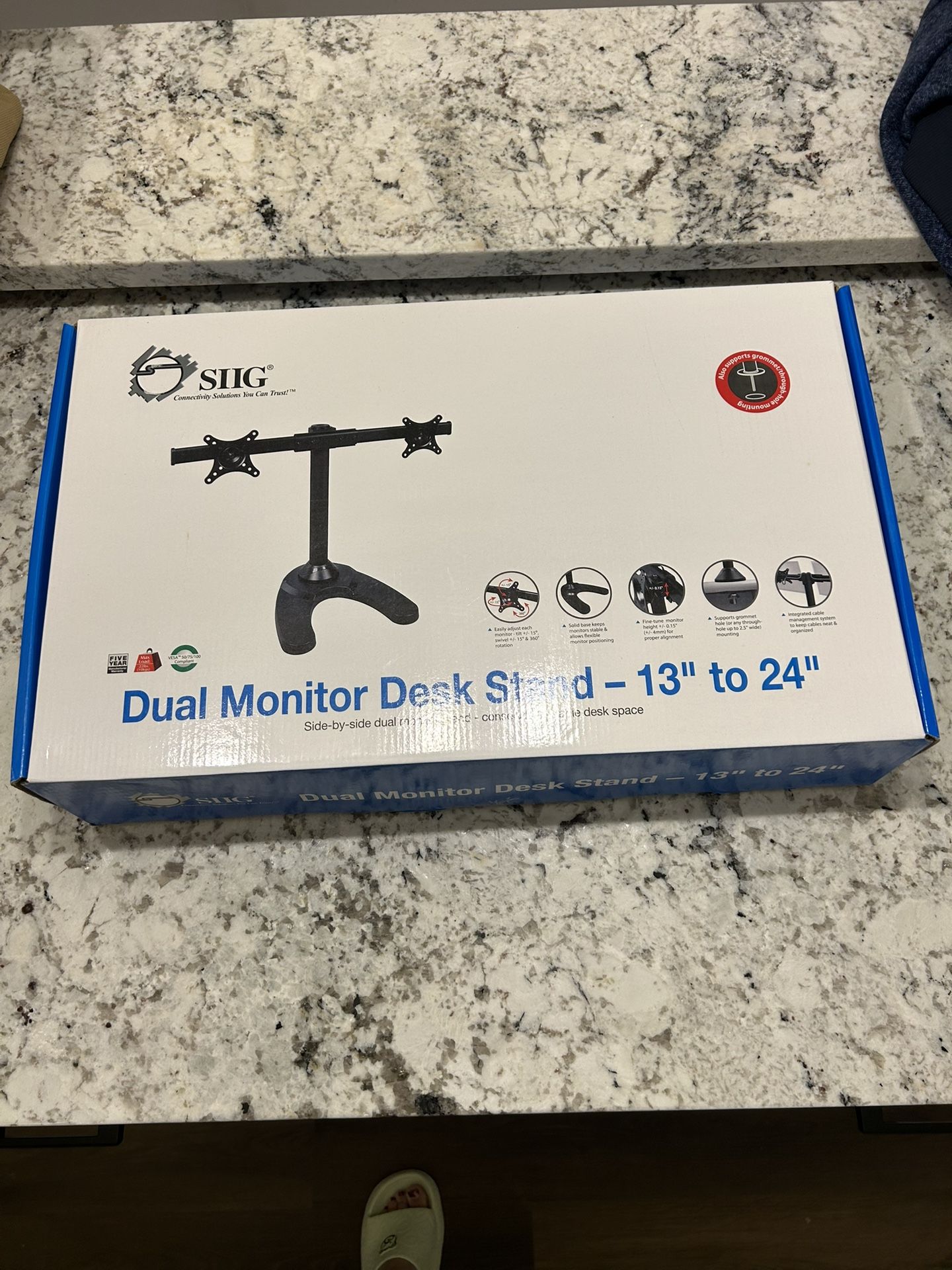 Dual Monitor Desk Stand