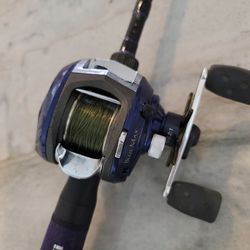 Abu Garcia blue max m30 spinning reel with shimano rod for Sale in San  Antonio, TX - OfferUp