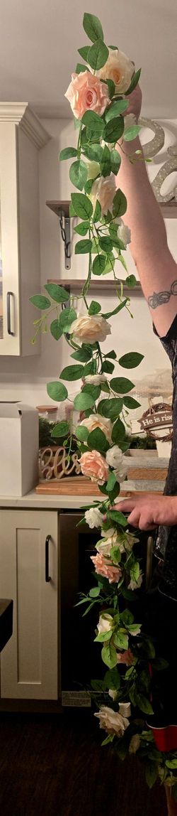 Artificial Rose Flower Garland Vine