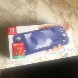 New Dark Blue Nintendo Switch Lite 