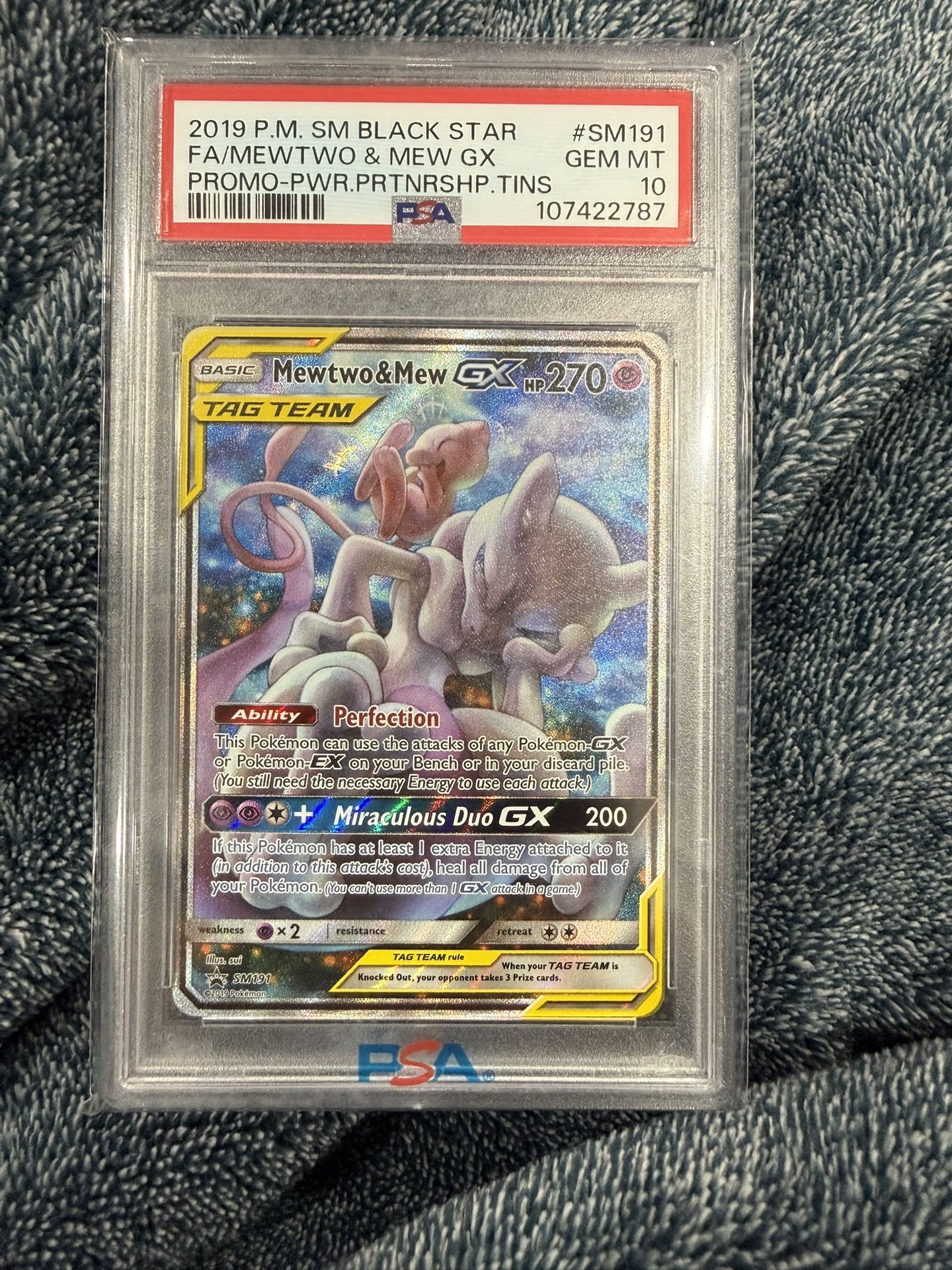 Mewtwo And Mew Promo PSA 10 