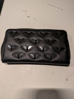 Betsey Johnson Bat Studded Wallet